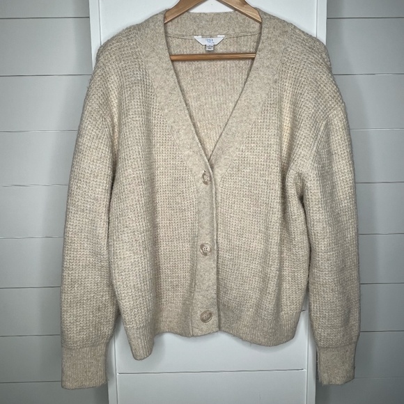 Time & True Sweater Oatmeal Color Size Large - Picture 1 of 5